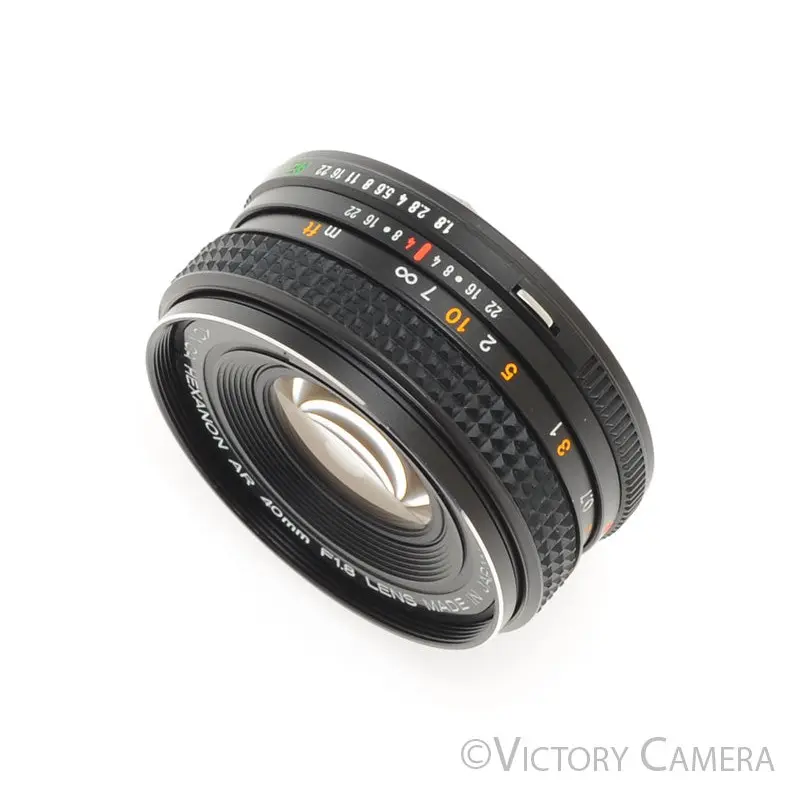 Konica Hexanon AR 40mm f1.8 Pancake Prime Lens AR Mount [MINT-]