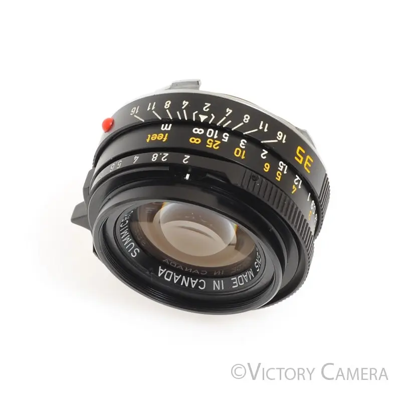 Leica Summicron-M 35mm f2 V4 "KING OF BOKEH" Wide Angle Lens -Clean-
