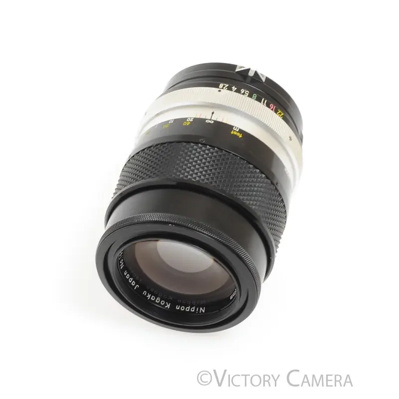 Nikon Nikkor-Q Auto 135mm f2.8 Photomic non-AI Prime Lens -Clean in Bubble-