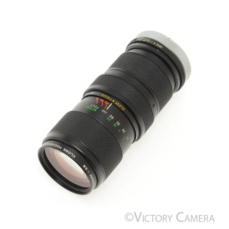 Vivitar 75-205mm f3.8 MC Macro Telephoto Zoom Lens for Canon FD [EXC]