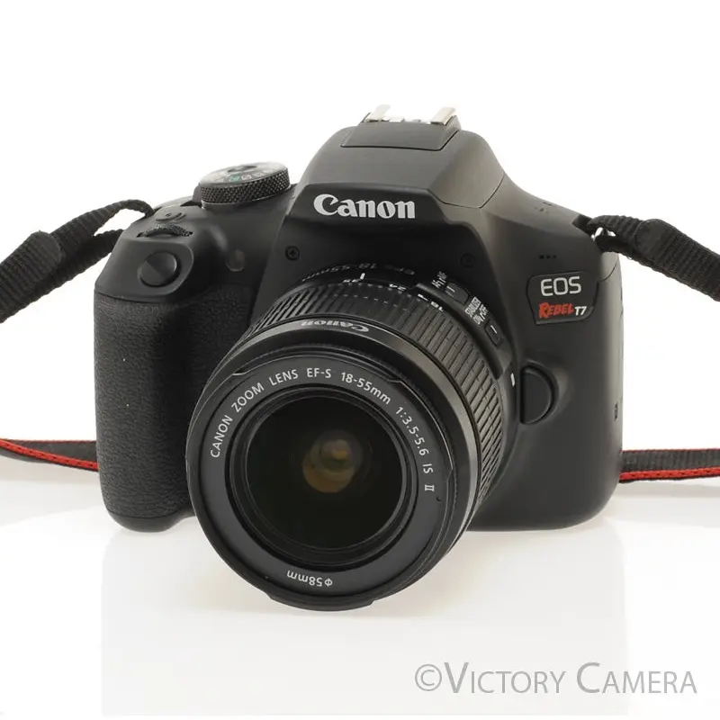 Canon EOS Rebel T7 24.1MP Digital SLR Camera w/ EF-s 18-55mm Lens [EXC+]