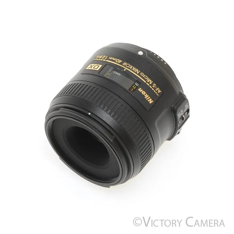 Nikon Micro Nikkor AF-S 40mm f2.8 G DX 1:1 Macro Prime Lens [EXC+]