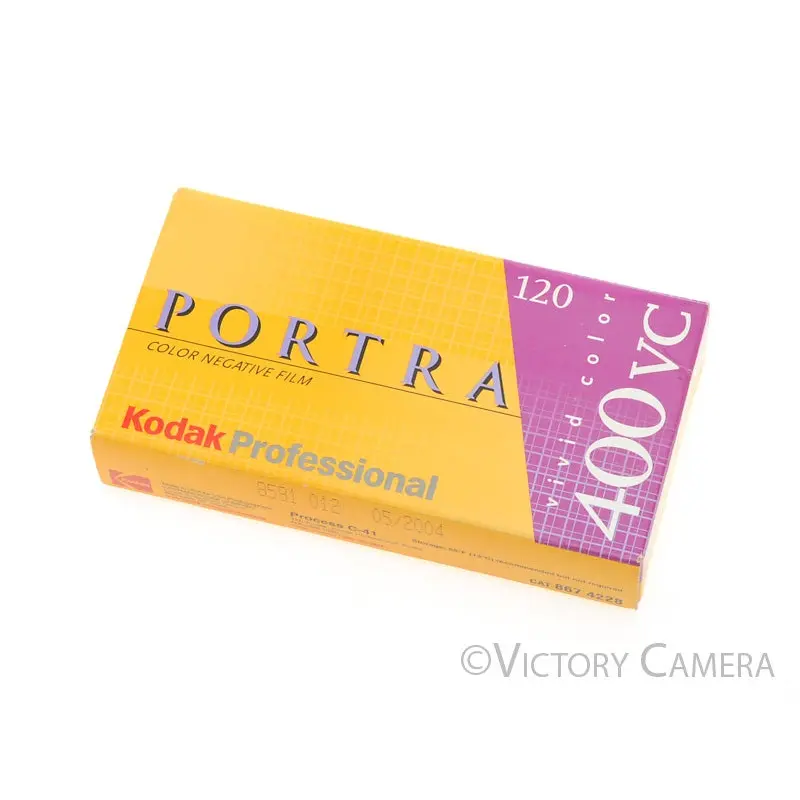 5x Kodak Portra 400VC Vivid Color 120 Medium Format (Exp. 2004) [AS-IS]