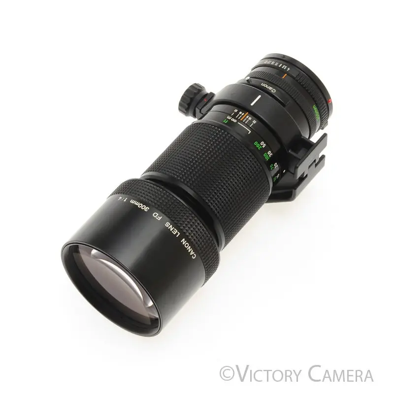Canon FD 300mm f4 (late version) Manual Focus Telephoto Lens [EXC+]