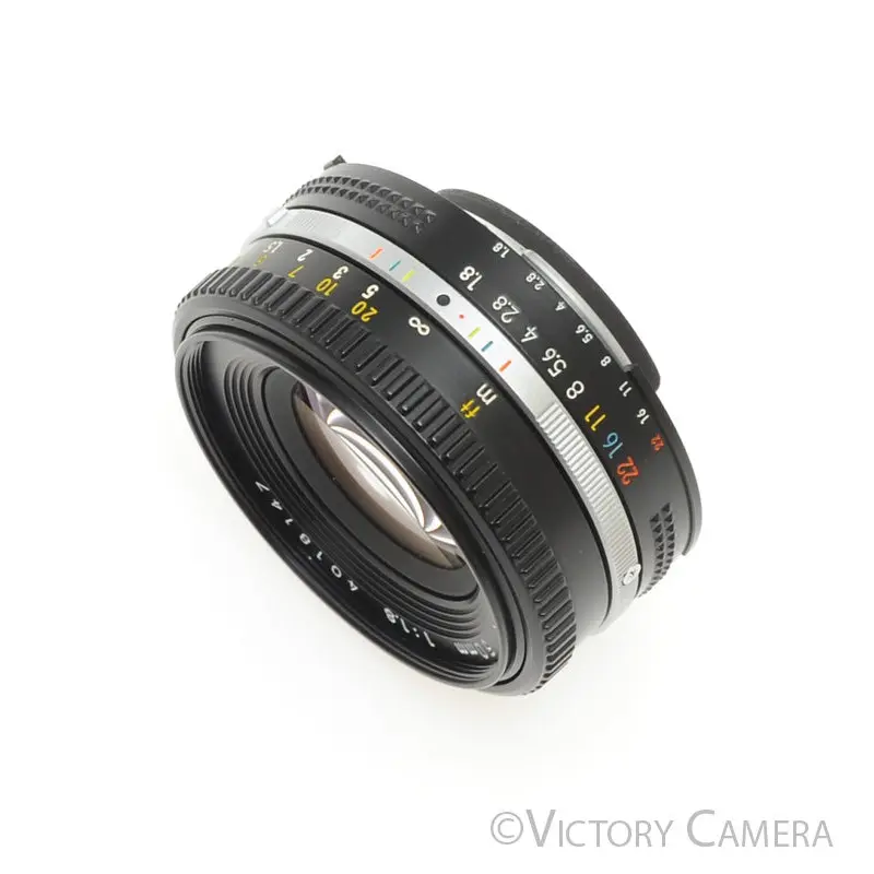 Nikon Nikkor 50mm F1.8 AI-S Lens (pancake version) [EXC+]