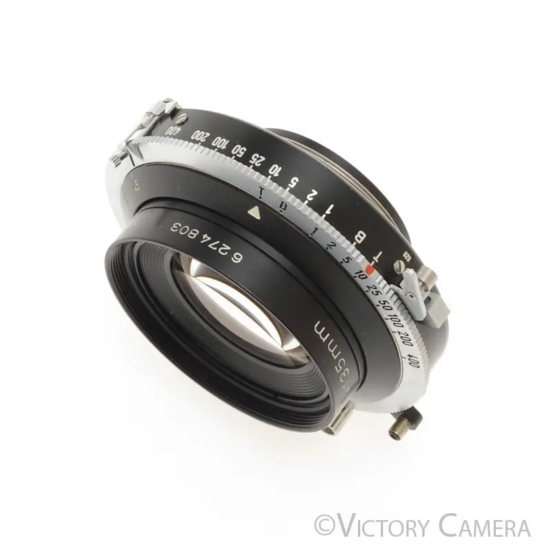 Rodenstock Ysarex 135mm f4.5 4x5 Lens Graflex Synchro-Compur Shutter [EXC+]