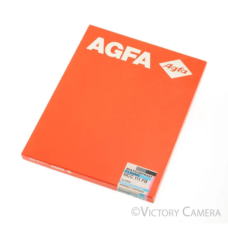 Agfa 11x14 Fiber Base B&W Glossy MCC 111 FB Paper -Cold Stored- [AS-IS]