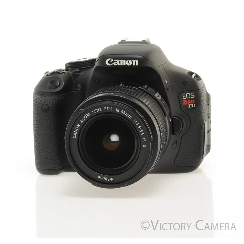 Canon EOS Rebel T3i 18.7mp Digital Camera with EF-S 18-55mm II Lens  [EXC]