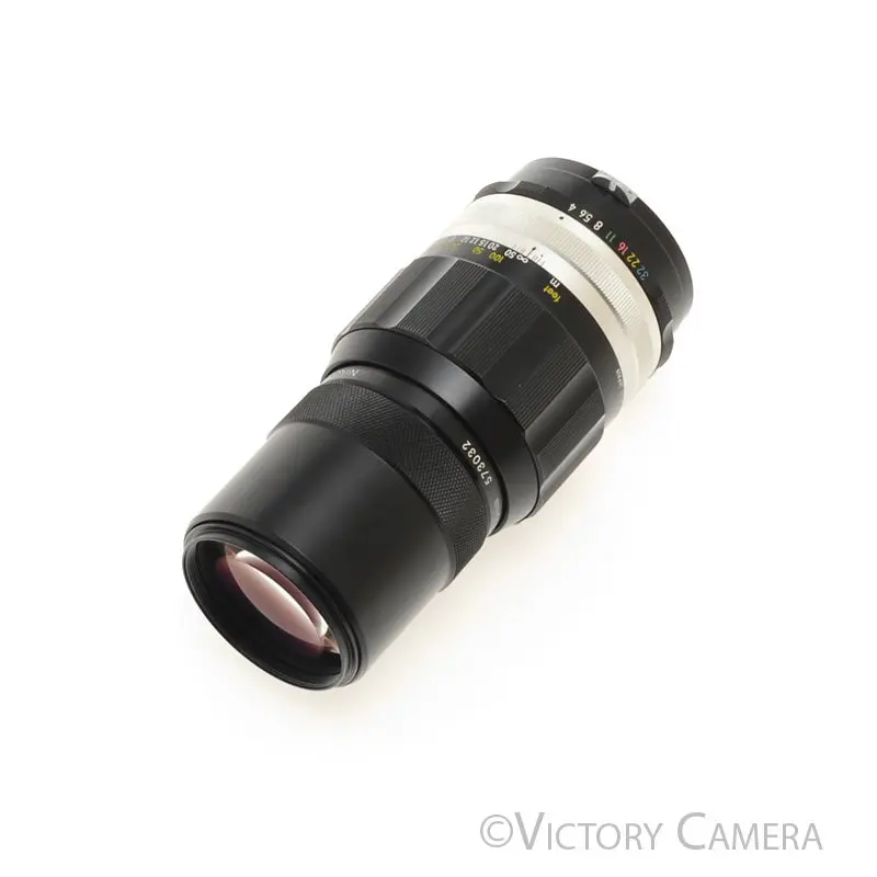 Nikon Nikkor-QC 20cm 200mm f4 Photomic Non-AI Telephoto Prime Lens [EXC+]