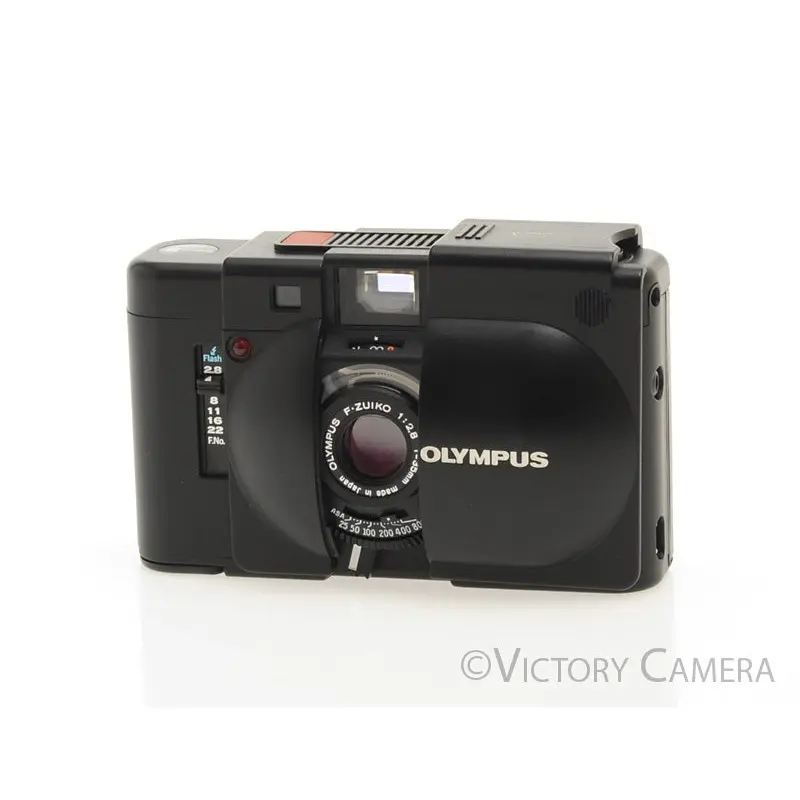 Olympus XA 35mm Rangefinder Film Camera w/ 35mm f2.8 Lens -New Seals- [EXC+]