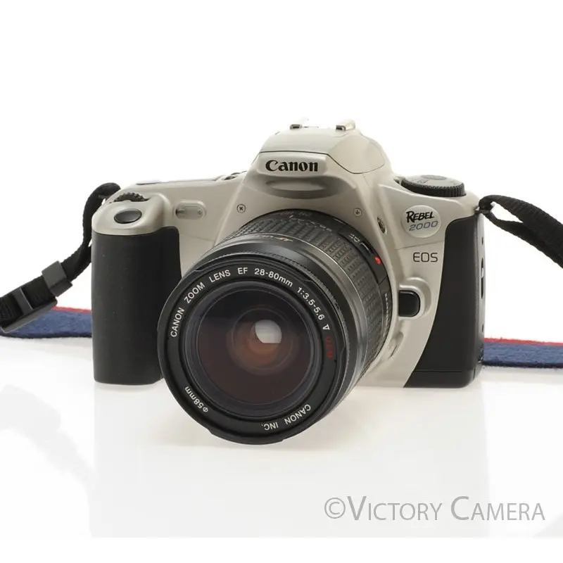 Canon Rebel 2000 35mm Auto Focus Film Camera w/ 28-80mm Zoom Lens [EXC+]