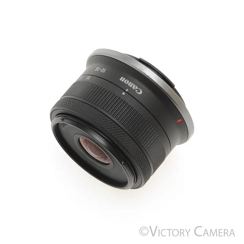 Canon RF -S 10-18mm f4.5-6.3 IS STM Wide Angle Zoom Lens [EXC+]