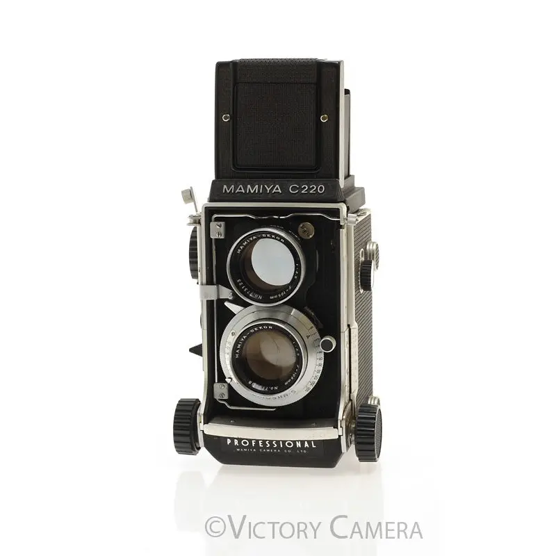 Mamiya C220 6x6 TLR Camera w/ 105mm f3.5 Lens -New Seals- [EXC]