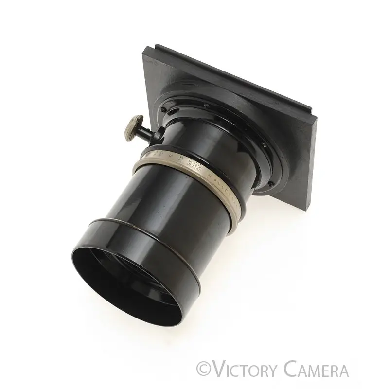 Wollensak Vitax Portrait Focus 10" f3.8 8x10 Lens Sinar Board [EXC-]