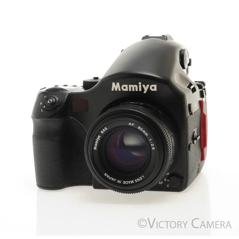 Mamiya 645AF 645 AF 6x4.5 Medium Format Camera w/ 80mm Lens 120 Back  [EXC-]
