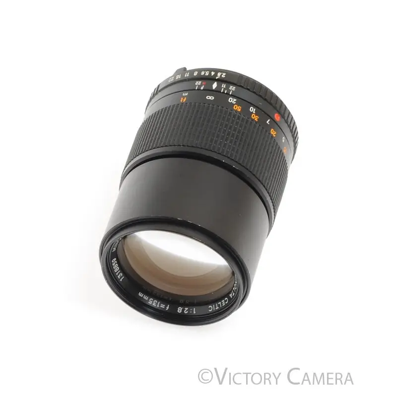 Minolta MC Celtic 135mm f2.8 Telephoto Portrait Prime Lens  [EXC+]