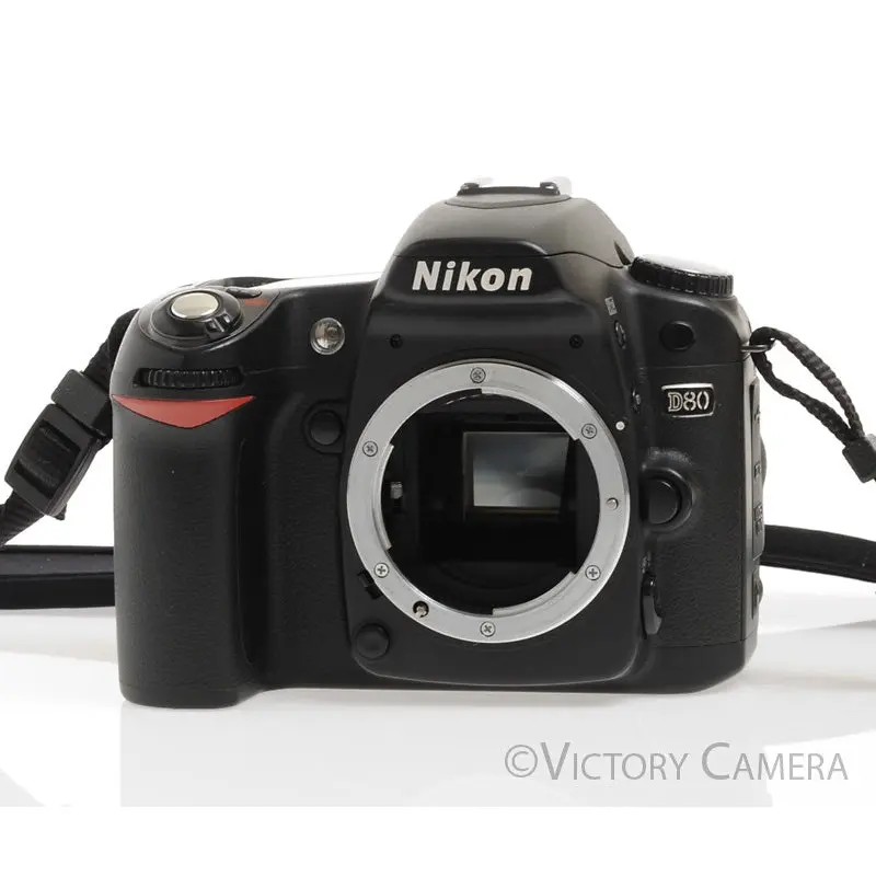 Nikon D80 Digital SLR Camera Body w/ Battery and Charger [EXC]