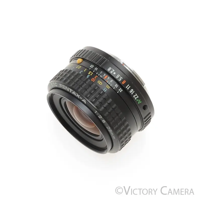 Pentax-A SMC 28mm f2.8 K Mount Wide Angle Prime Lens [EXC]