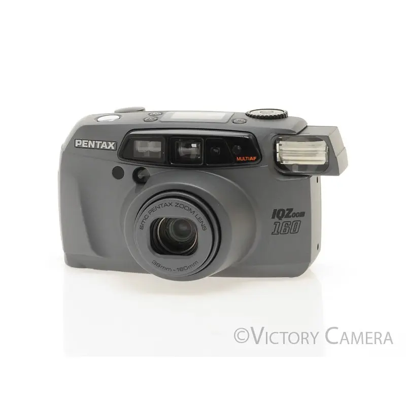 Pentax IQZoom 160 35mm Point & Shoot Film Camera w/ 38-160mm Lens [EXC+]
