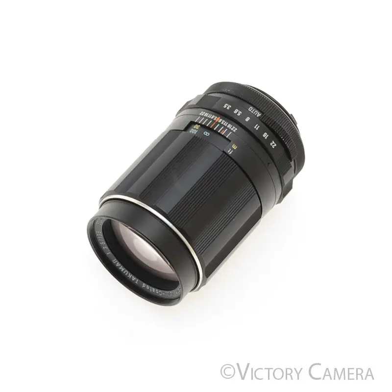 Pentax Super-Takumar 135mm f3.5 M42 Mount Portrait Lens w/ Shade [EXC+]