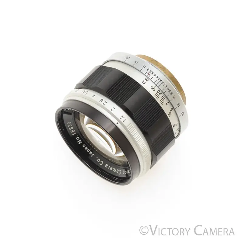 Canon 50mm f1.4 LTM L39 Leica Screw Mount Lens [EXC+]