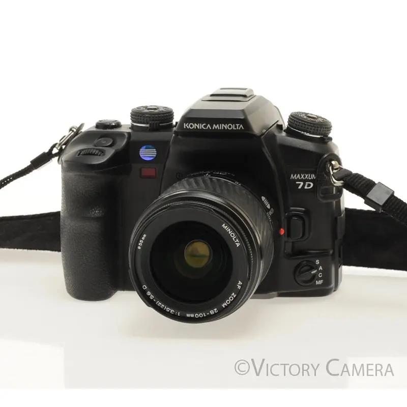 Konica Minolta Maxxum 7D 6.1MP Digital Camera w/ 28-100mm Lens [EXC]