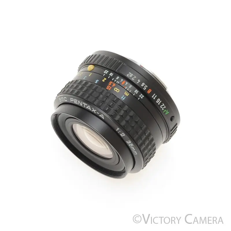 Pentax Pentax-A 35mm f2 Fast Wide Angle K Mount Prime Lens [EXC+]