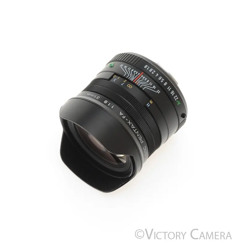 Pentax SMCP-FA 31mm f1.8 AL Limited Wide Angle Autofocus K Mount Lens [EXC+]