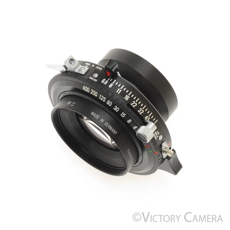 Rodenstock Geronar 210mm f6.8 4x5 View Camera Lens in Copal #1 [EXC+]