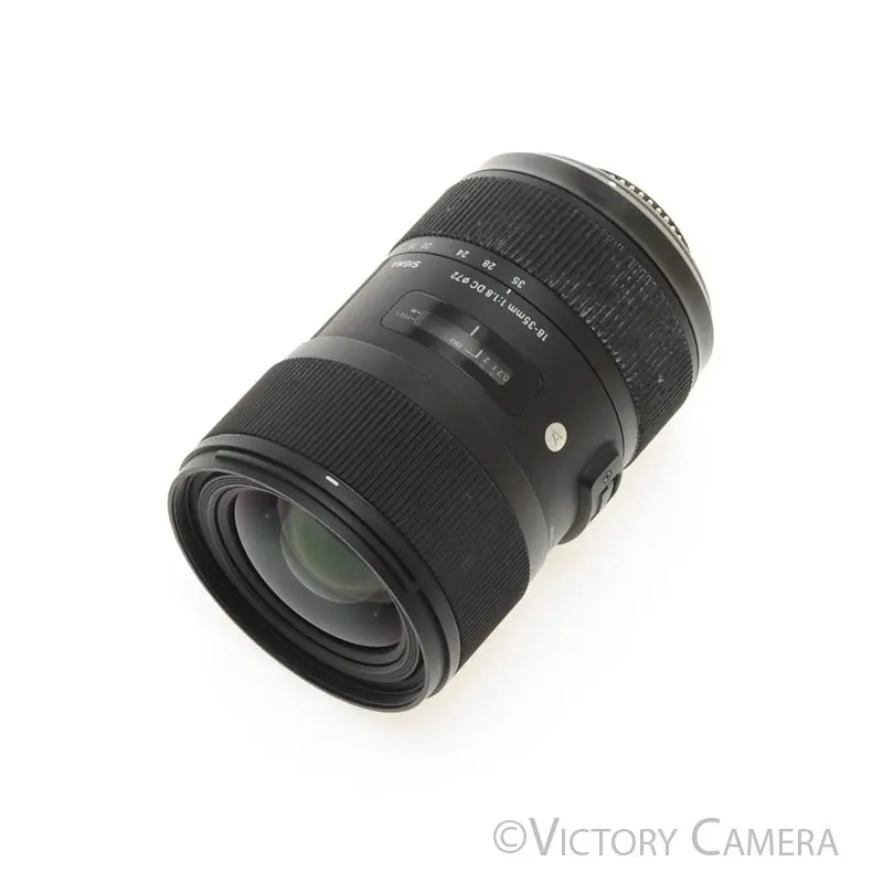 Sigma Art 18-35mm f1.8 DC 013 Wide Angle Zoom Lens for Nikon DX [EXC]