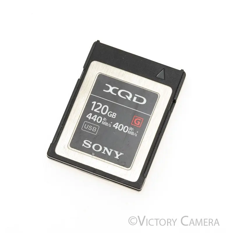 Sony XQD 120GB Memory Card 440MB/s Read 400MBs Write [MINT-]