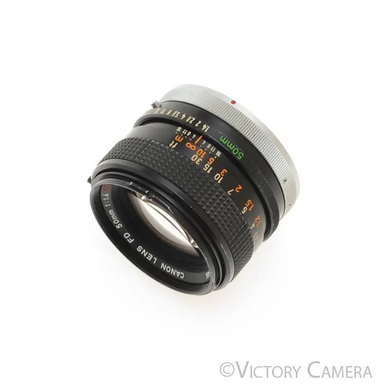 Canon 50mm F1.4 S.S.C Fast Prime Lens for FD Mount [EXC+]