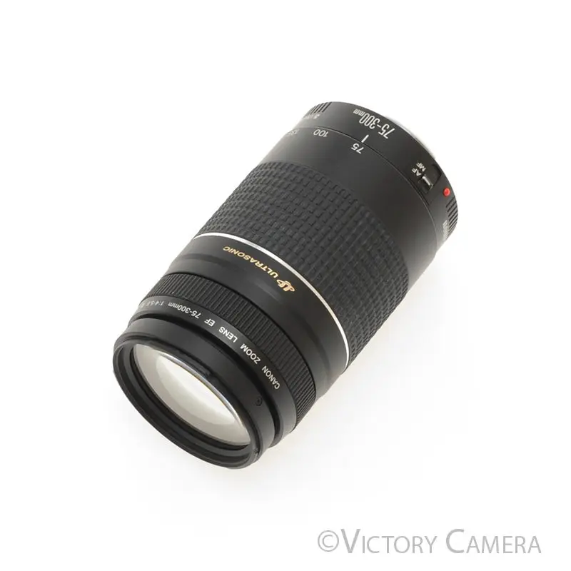 Canon EOS EF 75-300mm f4-5.6 III USM Telephoto Zoom Lens [EXC+]