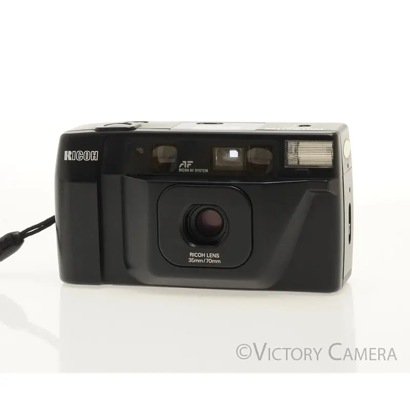 Ricoh Shotmaster Dual 35mm Point & Shoot Film Camera  [EXC]