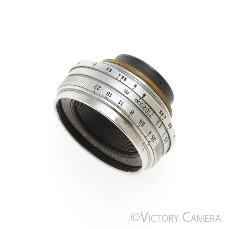 Canon 25mm f2.5 LTM Screw Mount Lens w/ Finder [GOOD]
