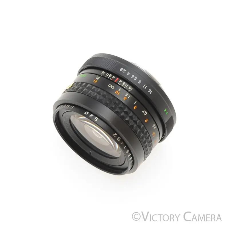 Focal MC Auto 28mm f2.8 Wide Angle Prime Lens for Pentax K Mount [MINT-]