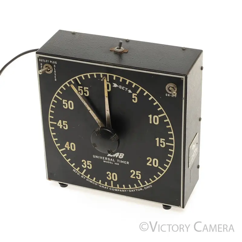 GraLab Model 168 Classic Darkroom Enlarging Timer w/ Buzzer [EXC]
