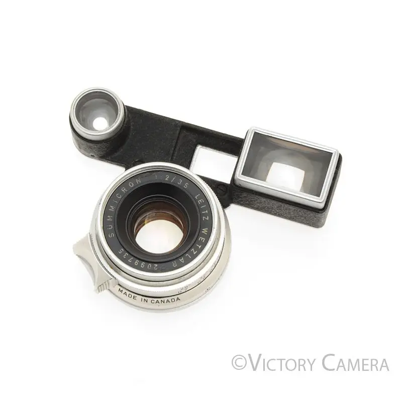 Leica Summicron 35mm f2 V1 8 Element w/ Goggles -Mark on Rear- [EXC-]