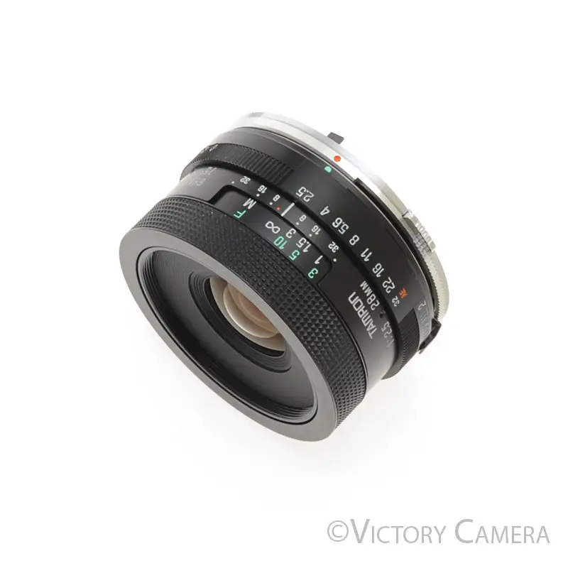 Tamron 28mm f2.5 Adaptall Wide Angle Lens for Olympus OM [EXC+]