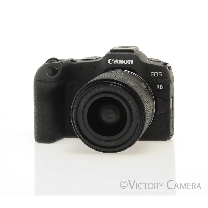Canon EOS R8 24.2MP Mirrorless Camera w/ 24-50mm Zoom Lens [MINT-]