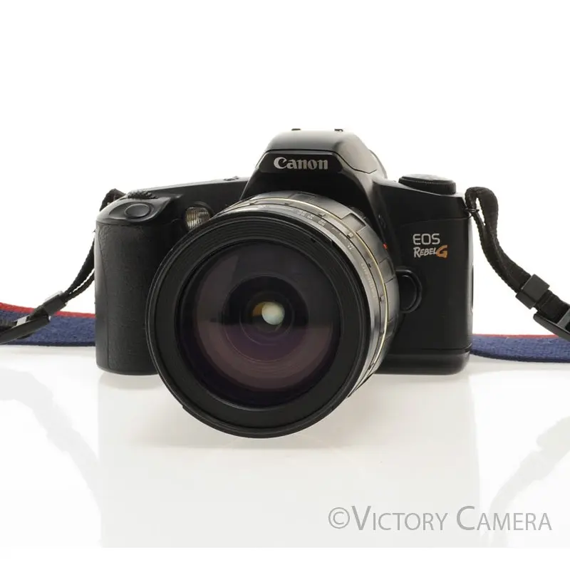 Canon EOS Rebel G 35mm Autofocus Film Camera w/ 28-300mm Zoom Lens [EXC]