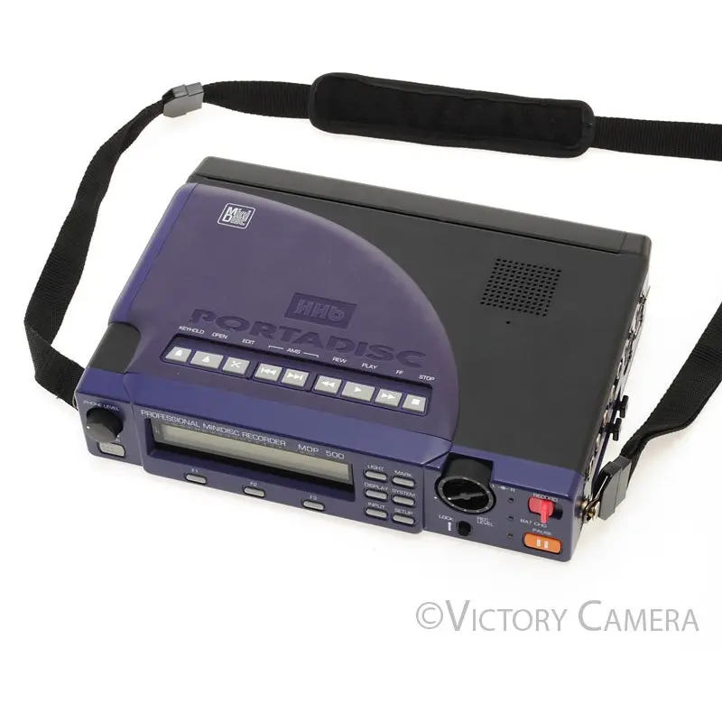 HHB Portadisc MDP 500 Professional Portable Field Minidisc Recorder [EXC+]