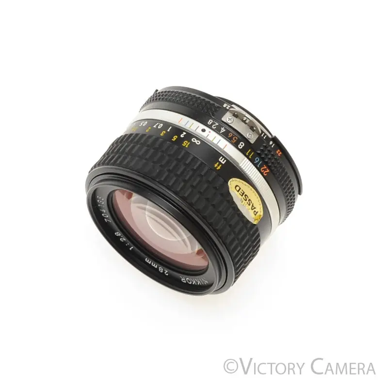 Nikon Nikkor 28mm f2.8 AI-S Wide Angle Lens [MINT-]