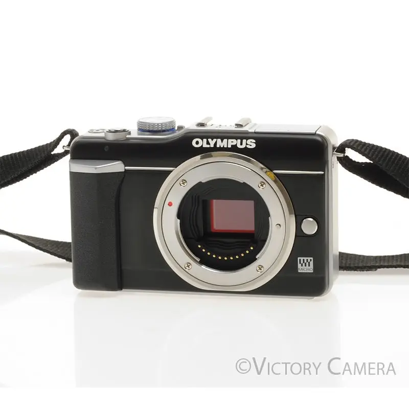 Olympus E-PL1 12.3MP Mirrorless Micro 4/3 Camera -Marks on LCD- [BAR]