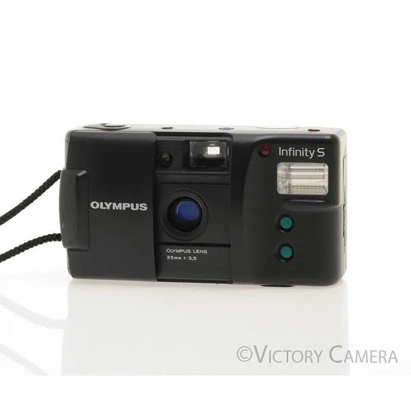 Olympus Infinity S 35mm Point & Shoot Camera w/ 35mm f2.8 Prime Lens [EXC+]