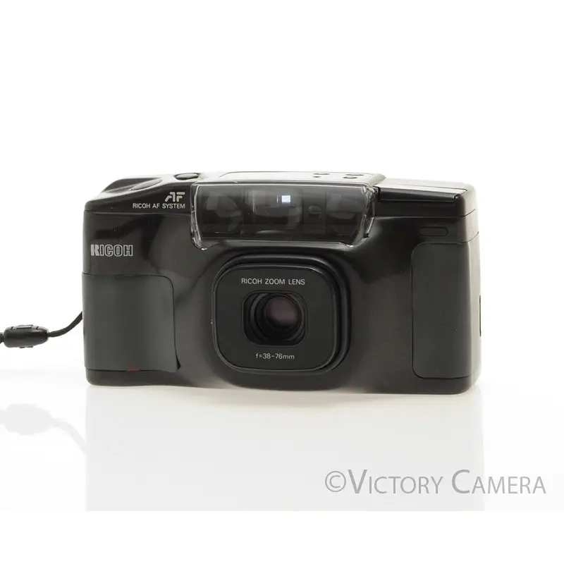 Ricoh Shotmaster Zoom 35mm Point & Shoot Film Camera 38-76mm Lens [EXC+]