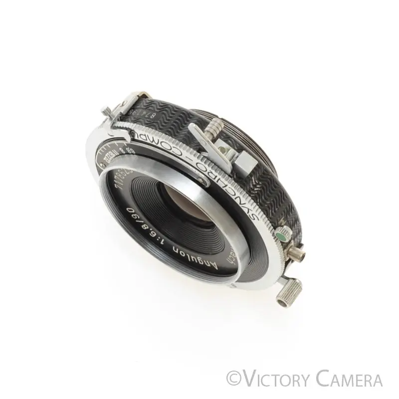 Schneider Angulon 90mm f6.8 4x5 Large Format Wide Angle Lens [EXC]
