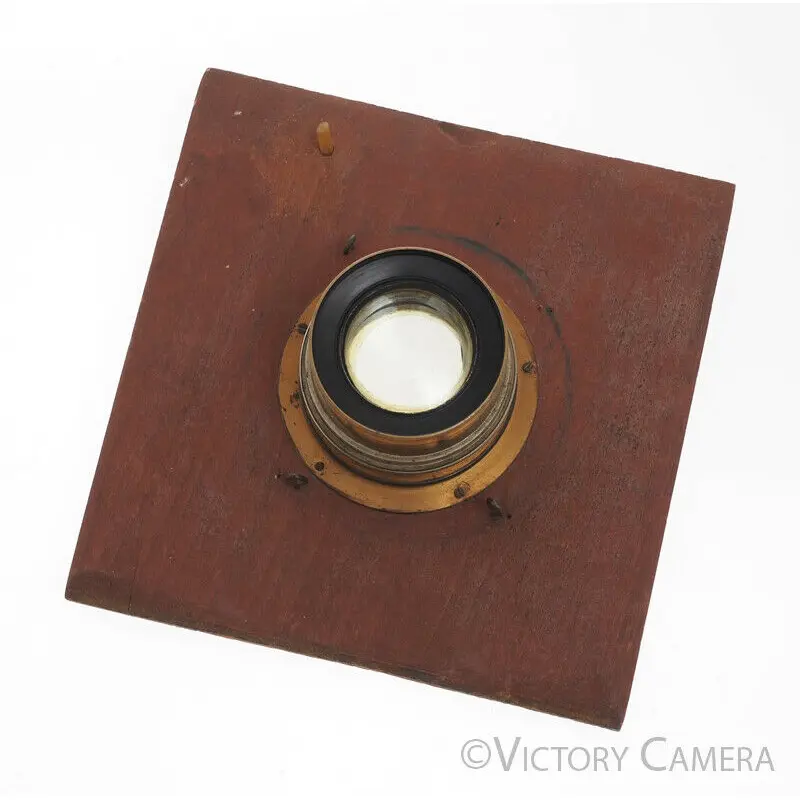 Gundlach Turner Reich 14" Brass Lens w/ Packard Shutter [Good]