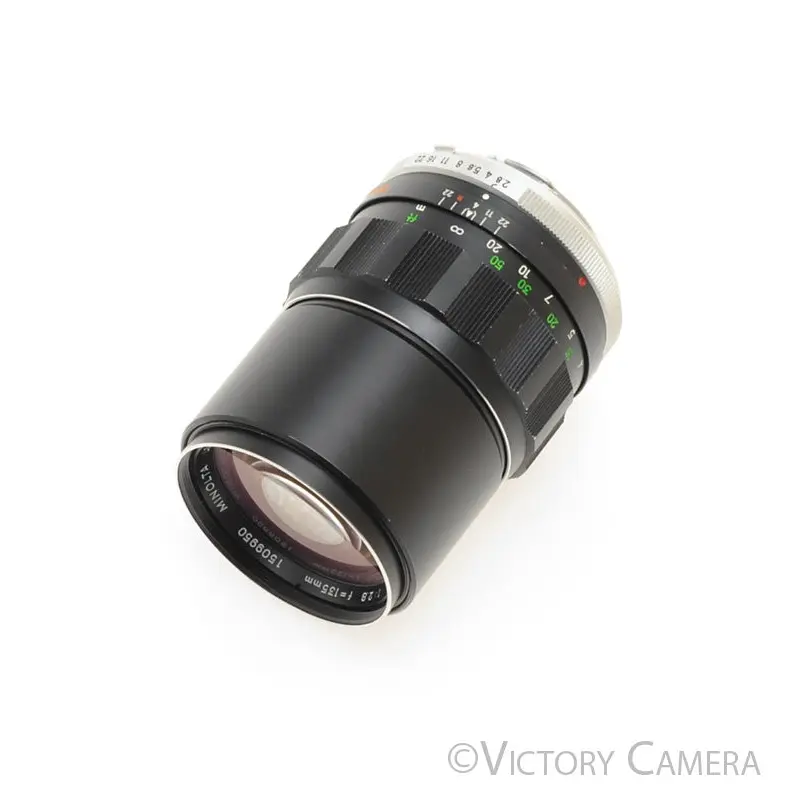 Minolta MC Tele Rokkor-X PF 135mm f2.8 Prime Lens [EXC+]