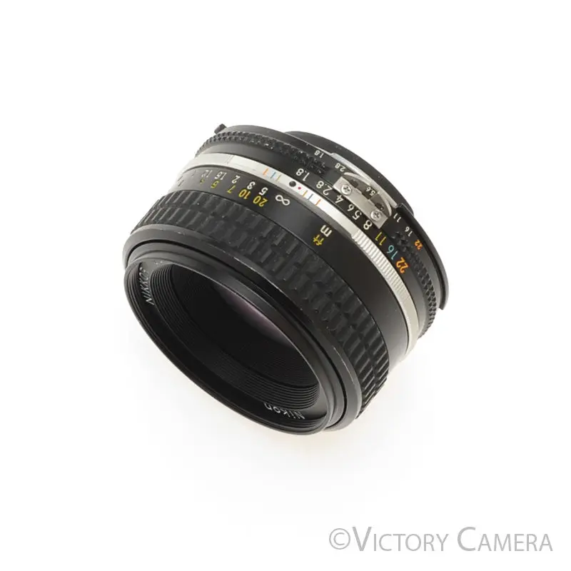 Nikon Nikkor 50mm F1.8 AI-S Manual Lens III -Long Version-